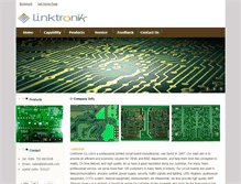 Tablet Screenshot of linktronik.com